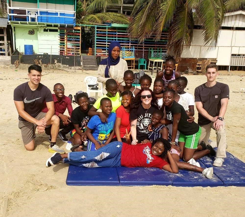 MSGs teach young women self-defense tactics in Sierra Leone