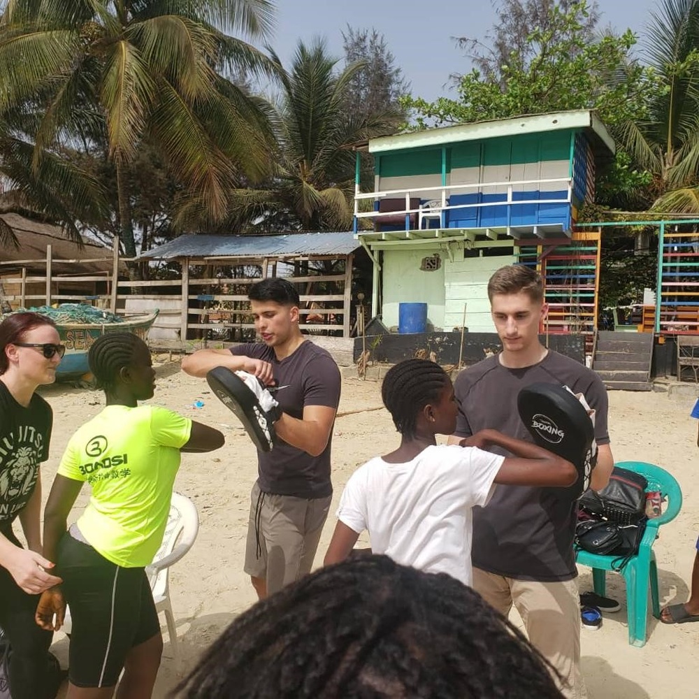 MSGs teach young women self-defense tactics in Sierra Leone