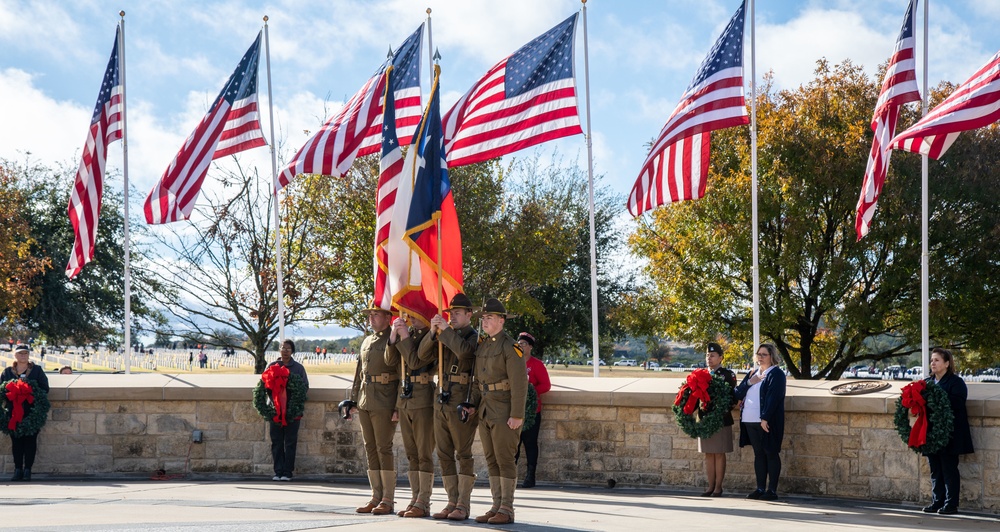 16th Annual Wreaths for Vets wreath-laying ceremony