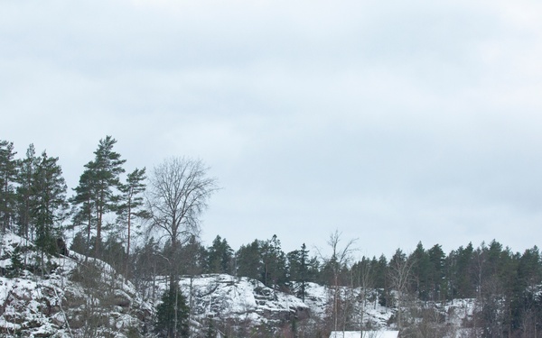 U.S. Marines with Combat Logistics 6 Conduct an Aerial Delivery with Finnish KASA 295 Aircraft