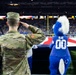 Indiana National Guardsmen Support Monday Night Football Colts Game