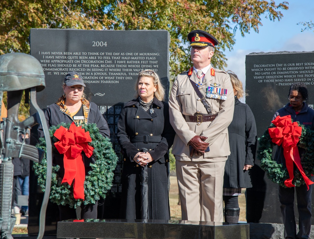 16th Annual Wreaths for Vets wreath-laying ceremony