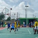 MSG, US embassy staff play basketball with the Liberian President