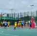 MSG, US embassy staff play basketball with the Liberian President