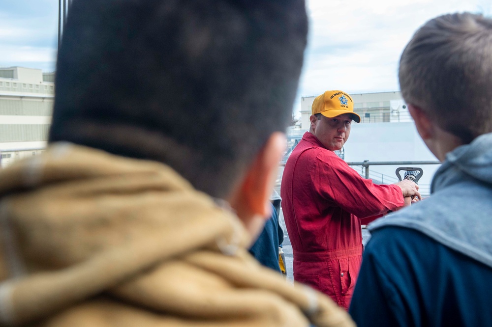 Ike Conducts Hose Team Training at Norfolk Naval Shipyard