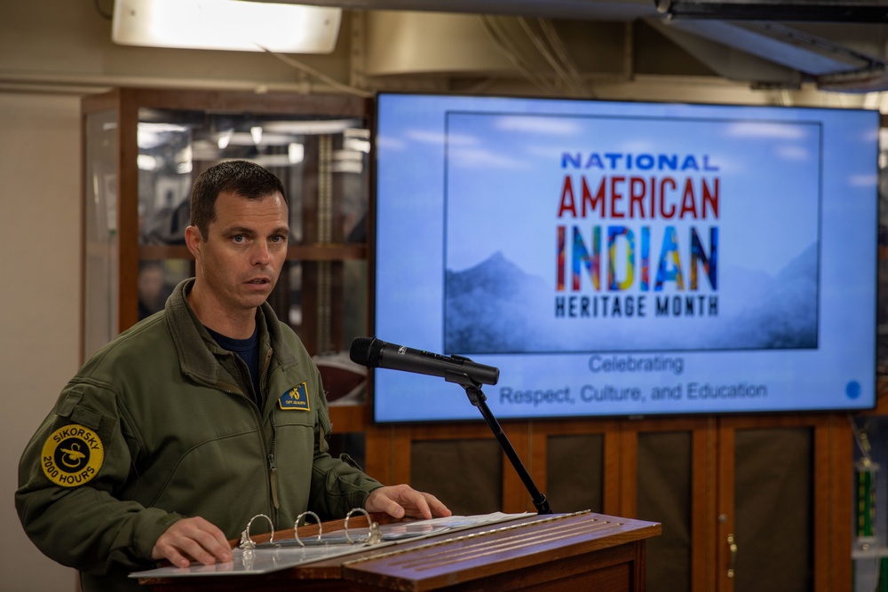 USS Bataan Celebrates Native American Heritage Month