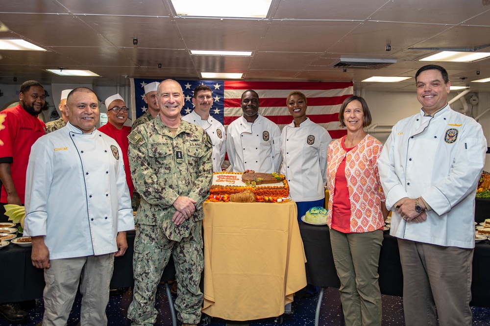 Boxer Thanksgiving Meal with Vice Adm. Kitchener