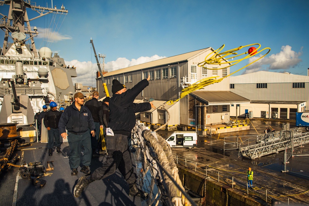 USS Paul Ignatius (DDG 117) Arrives in Plymouth, United Kingdom