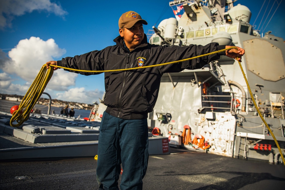 USS Paul Ignatius (DDG 117) Arrives in Plymouth, United Kingdom