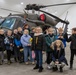 Pyrmus Elementary School Tours the airfield at Powidz, Poland