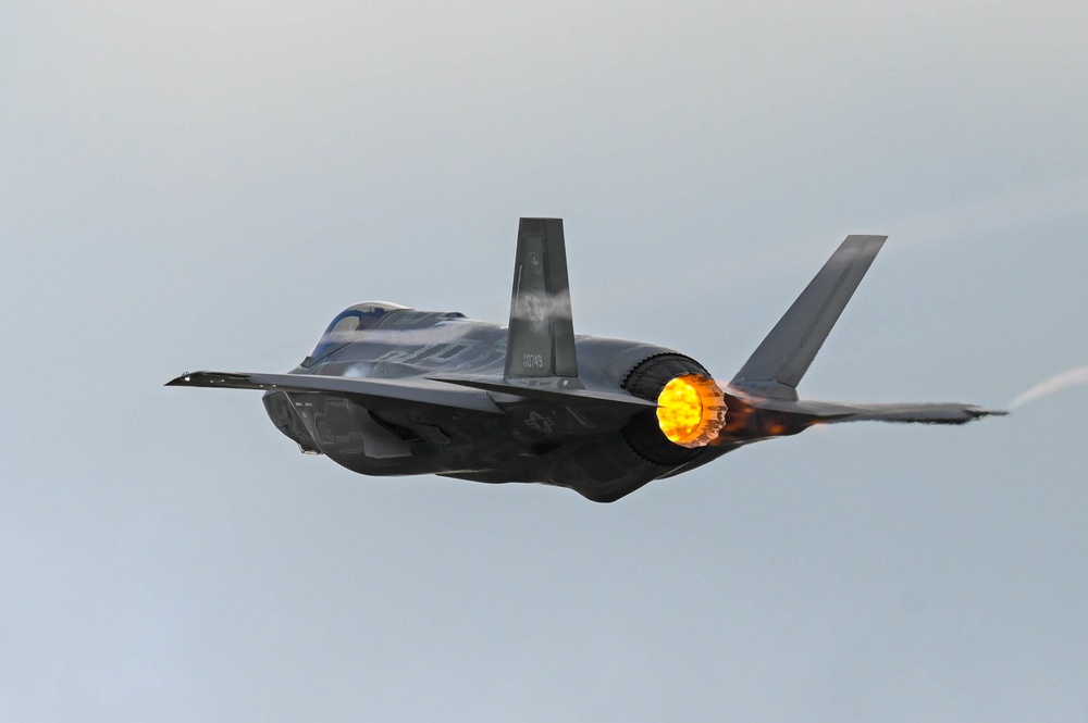 F-35A Lightning II takes off from Volk Field