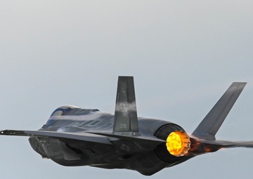 F-35A Lightning II takes off from Volk Field