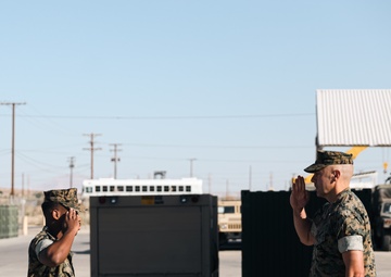Cannoneer stationed at MCAGCC awarded for saving people involved in a vehicle rollover