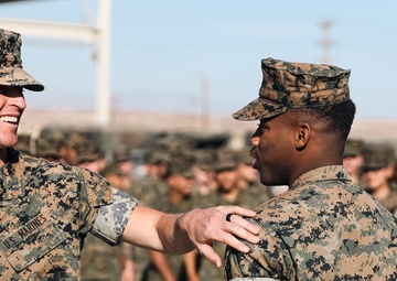 Cannoneer stationed at MCAGCC awarded for saving people involved in a vehicle rollover