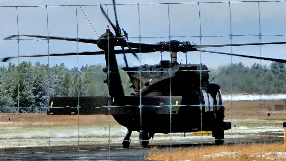 November 2022 UH-60 Black Hawk training operations at Fort McCoy