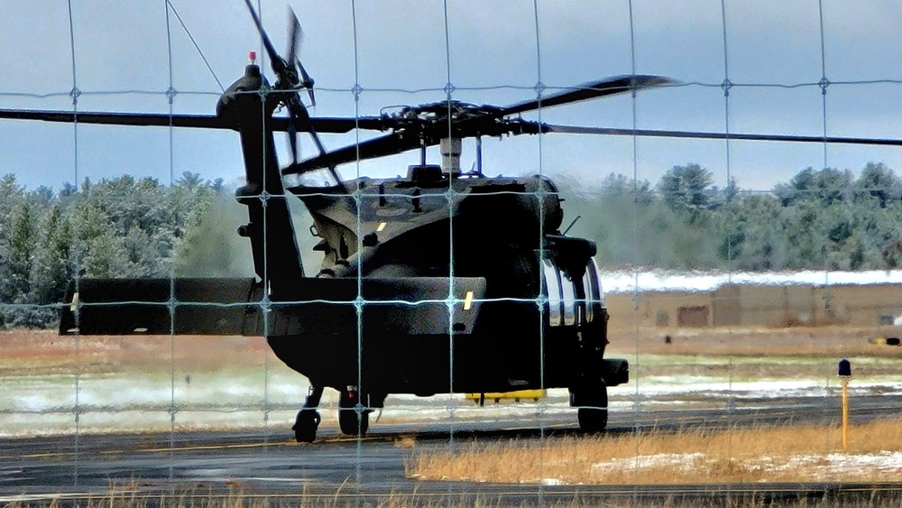 November 2022 UH-60 Black Hawk training operations at Fort McCoy