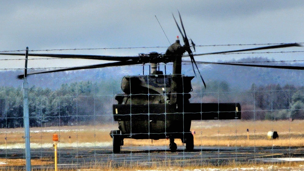 November 2022 UH-60 Black Hawk training operations at Fort McCoy