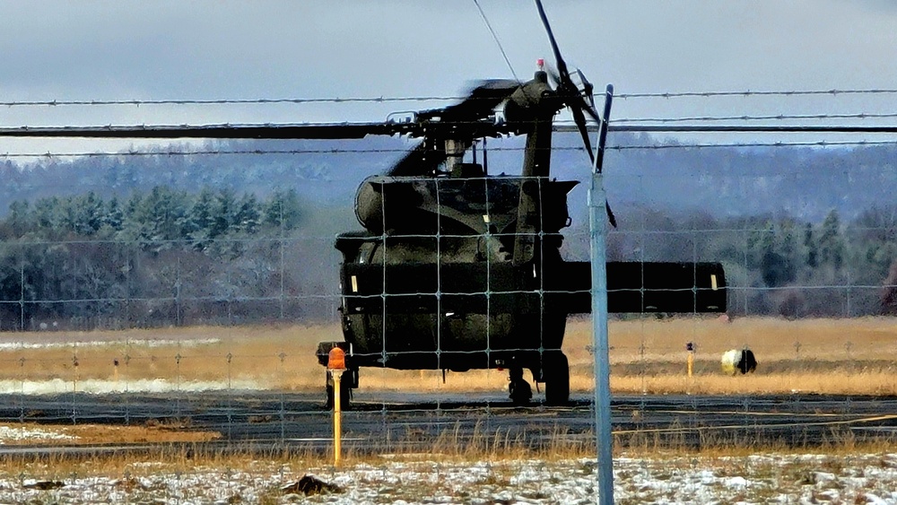 November 2022 UH-60 Black Hawk training operations at Fort McCoy