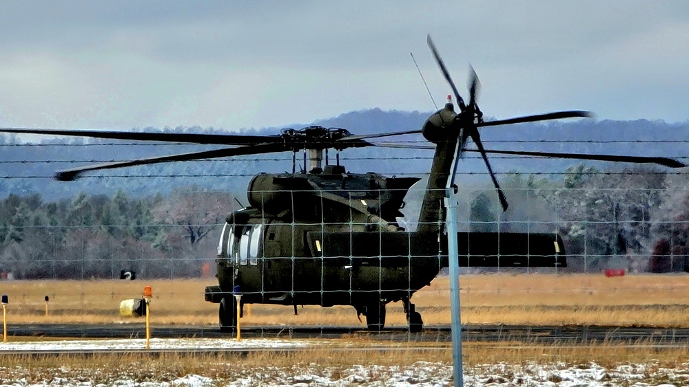 November 2022 UH-60 Black Hawk training operations at Fort McCoy