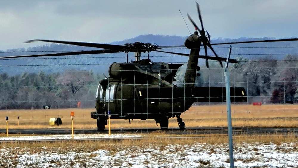 November 2022 UH-60 Black Hawk training operations at Fort McCoy