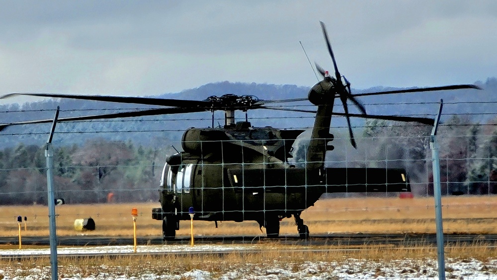 November 2022 UH-60 Black Hawk training operations at Fort McCoy