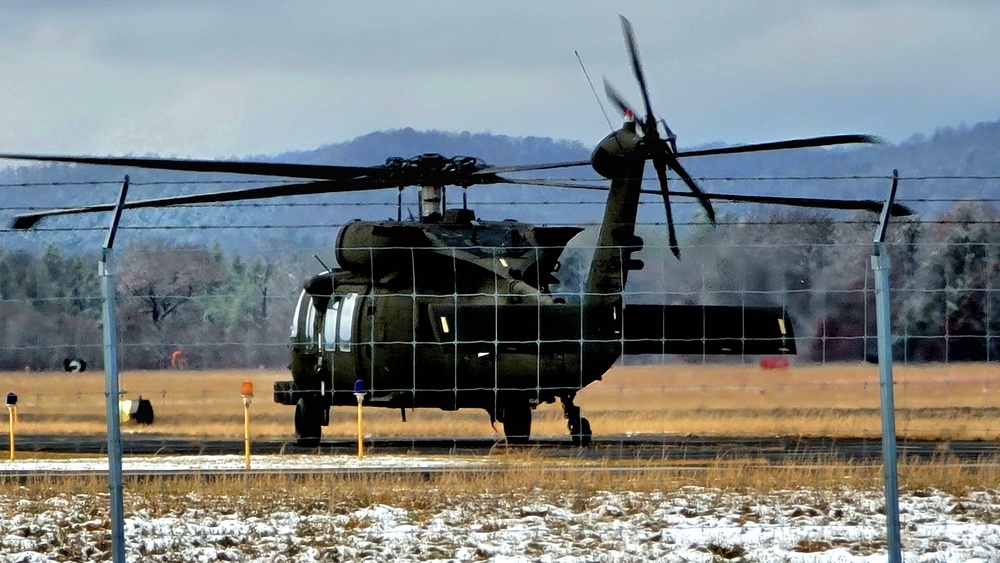 November 2022 UH-60 Black Hawk training operations at Fort McCoy