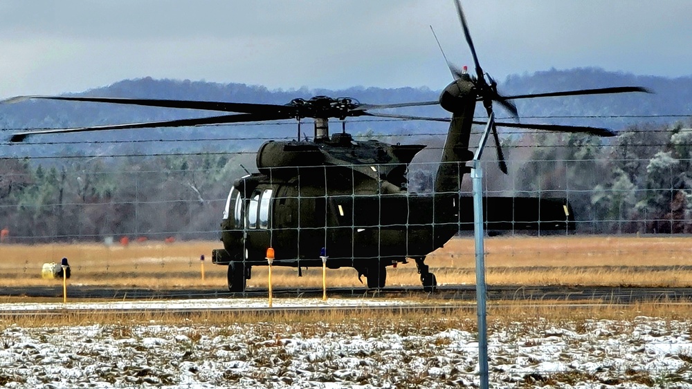 November 2022 UH-60 Black Hawk training operations at Fort McCoy