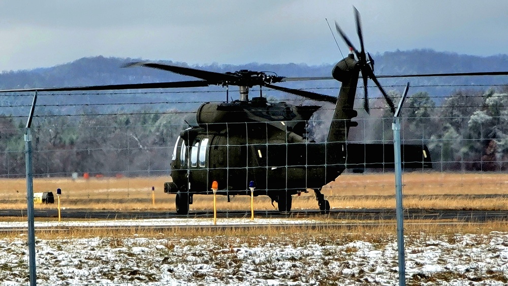 November 2022 UH-60 Black Hawk training operations at Fort McCoy