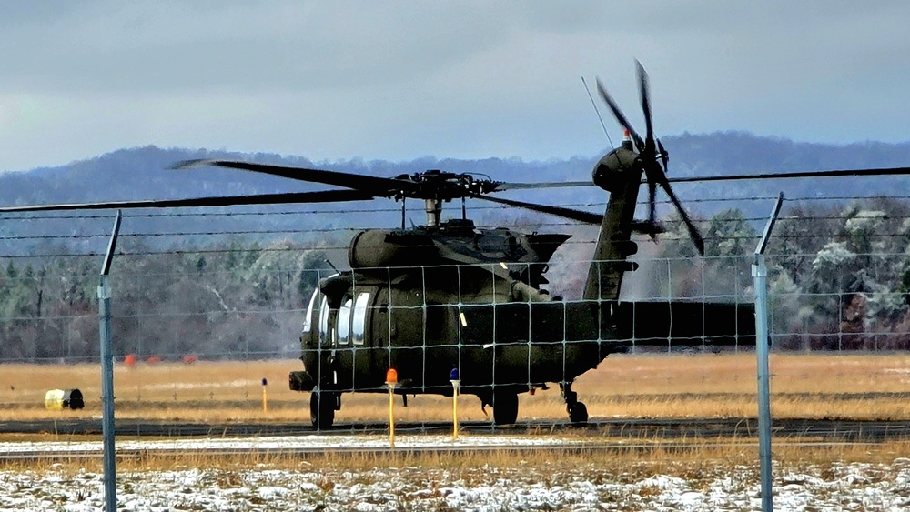 November 2022 UH-60 Black Hawk training operations at Fort McCoy