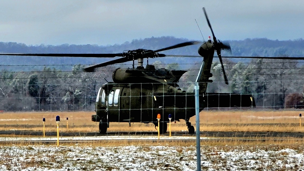 November 2022 UH-60 Black Hawk training operations at Fort McCoy