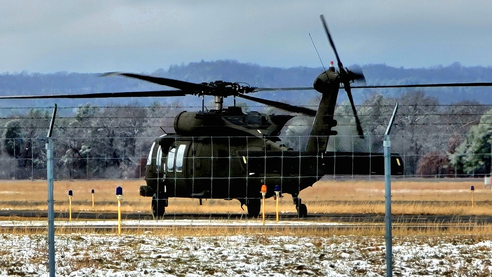 November 2022 UH-60 Black Hawk training operations at Fort McCoy