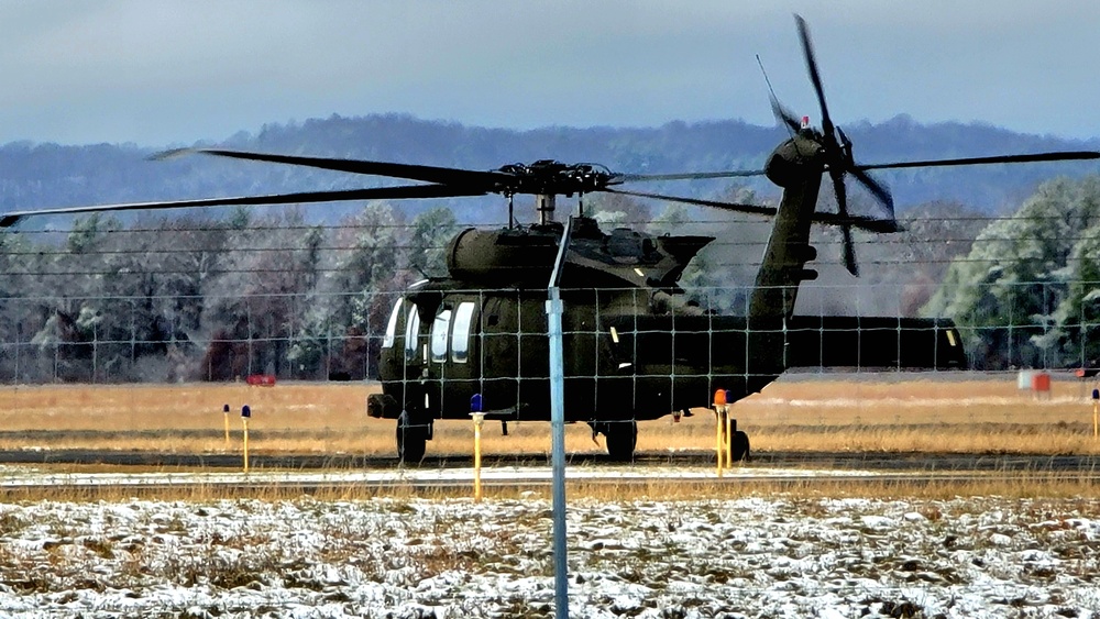 November 2022 UH-60 Black Hawk training operations at Fort McCoy