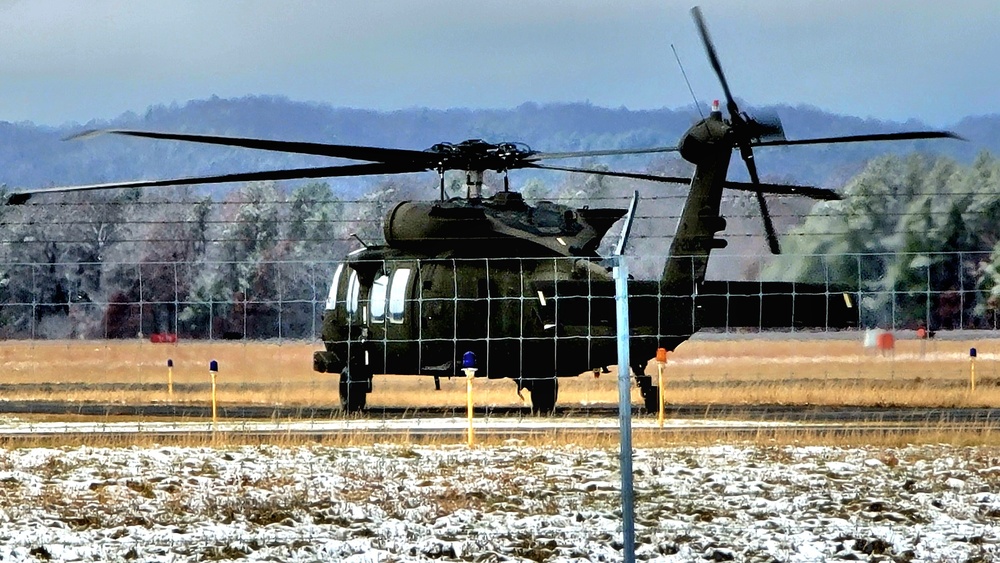 November 2022 UH-60 Black Hawk training operations at Fort McCoy