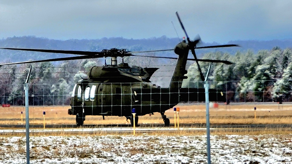 November 2022 UH-60 Black Hawk training operations at Fort McCoy