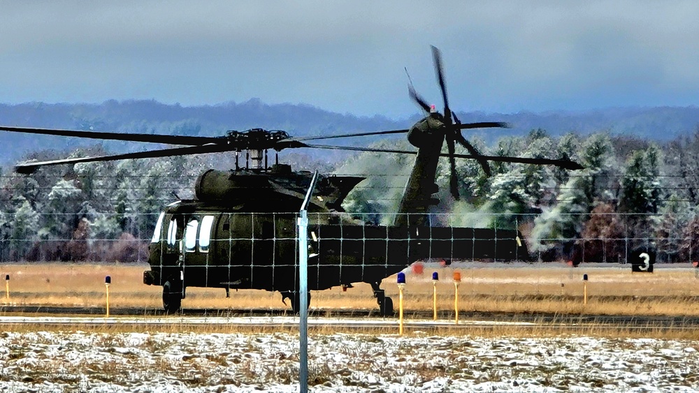 November 2022 UH-60 Black Hawk training operations at Fort McCoy