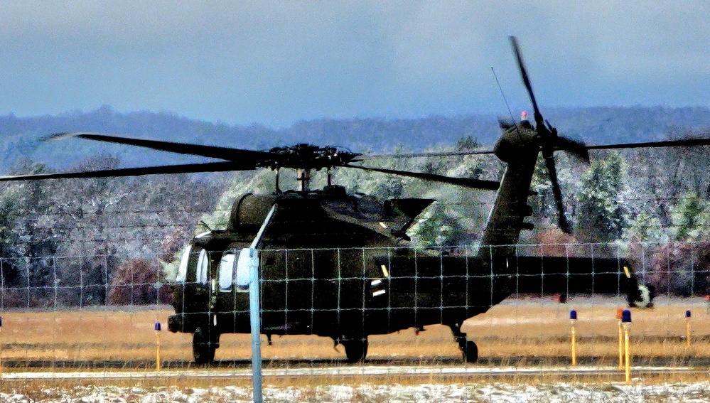 November 2022 UH-60 Black Hawk training operations at Fort McCoy