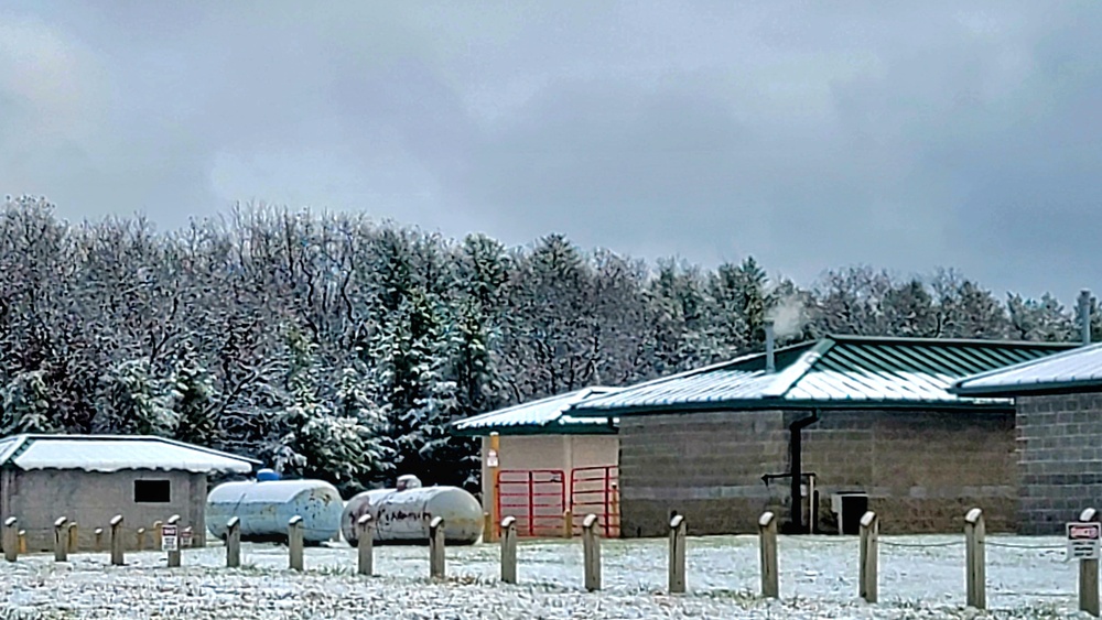 November 2022 snow scenes at Fort McCoy