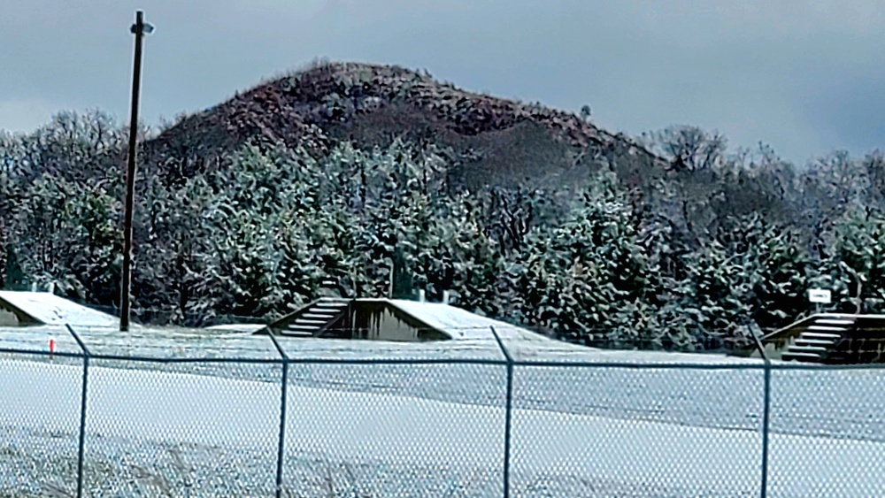 November 2022 snow scenes at Fort McCoy