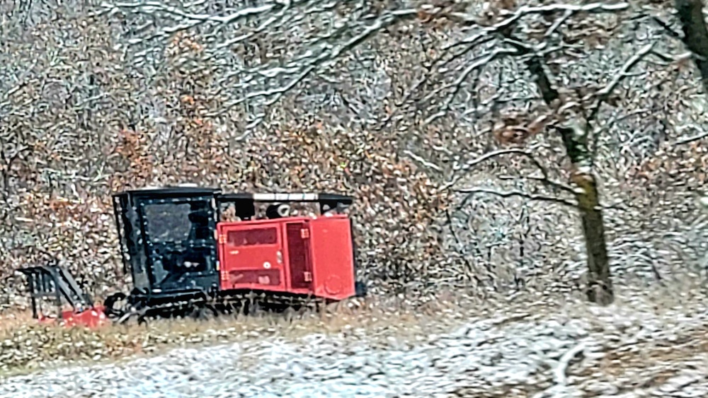 November 2022 snow scenes at Fort McCoy