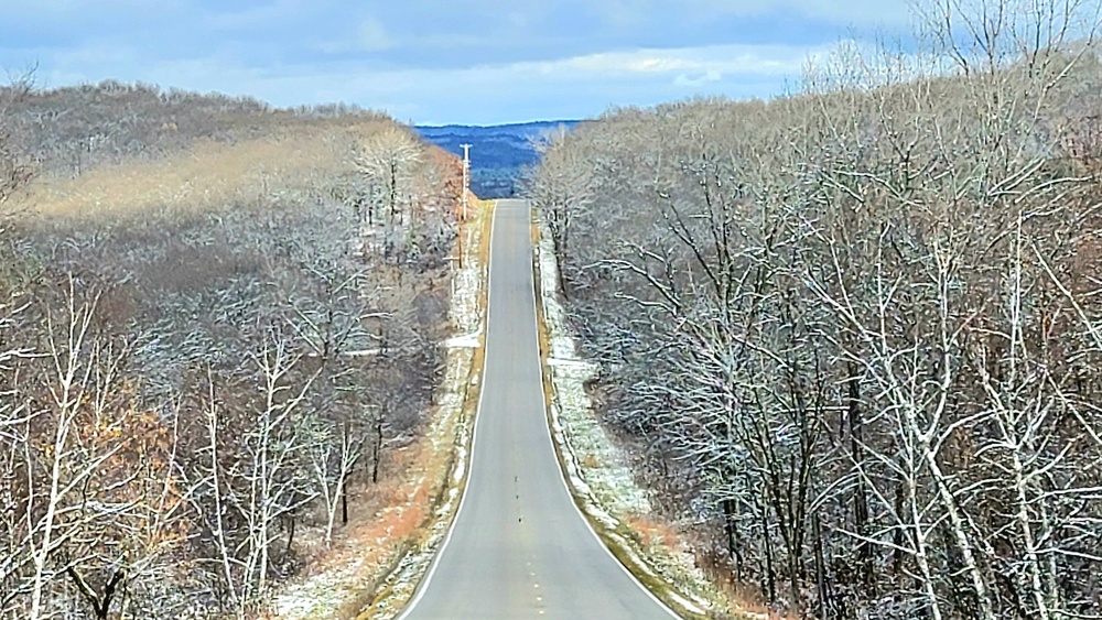 November 2022 snow scenes at Fort McCoy