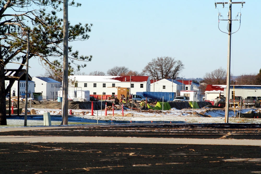 November 2022 construction operations of $11.96 million transient training brigade headquarters at Fort McCoy