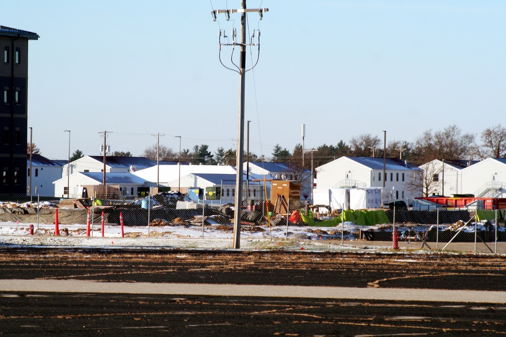 November 2022 construction operations of $11.96 million transient training brigade headquarters at Fort McCoy