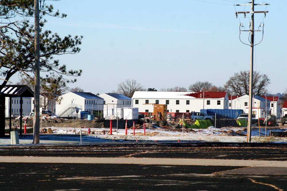 November 2022 construction operations of $11.96 million transient training brigade headquarters at Fort McCoy