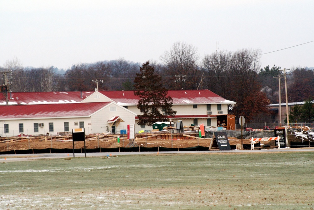 November 2022 construction operations of $11.96 million transient training brigade headquarters at Fort McCoy