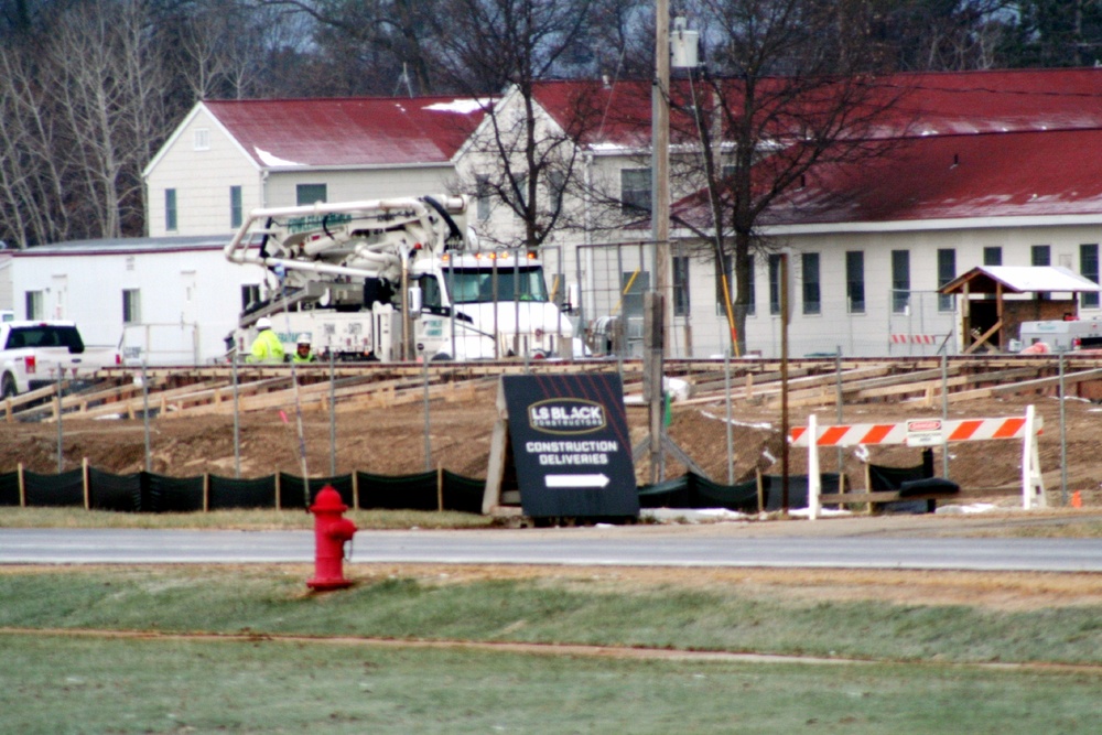 November 2022 construction operations of $11.96 million transient training brigade headquarters at Fort McCoy