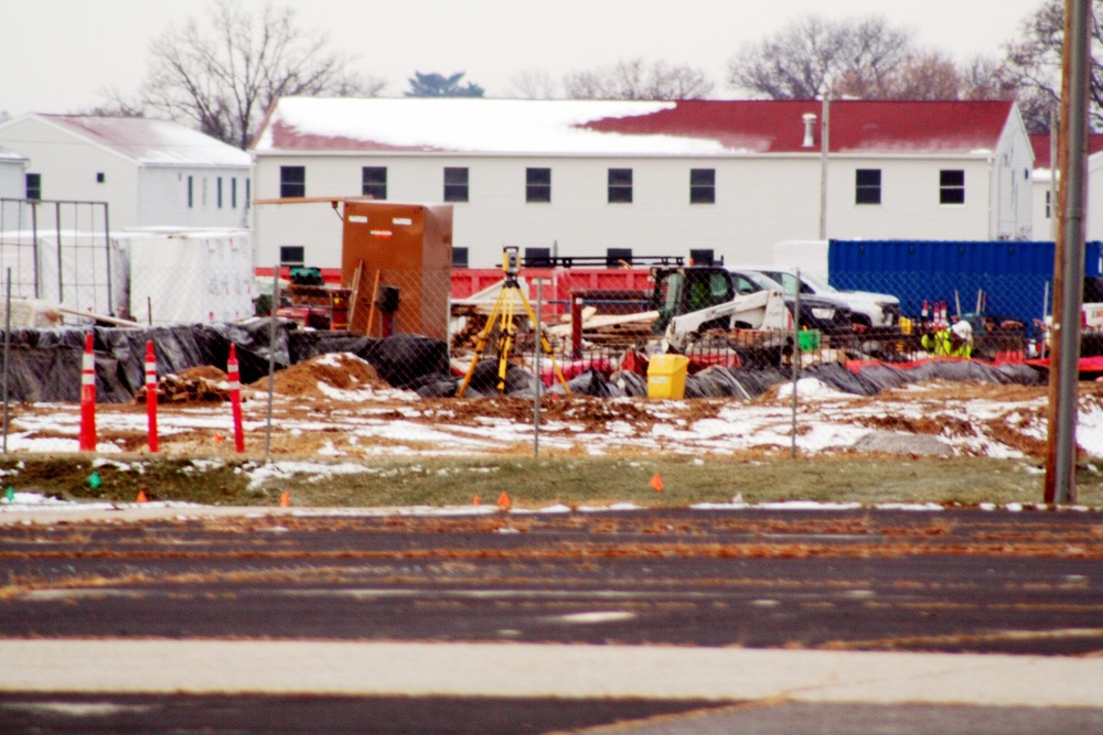 November 2022 construction operations of $11.96 million transient training brigade headquarters at Fort McCoy