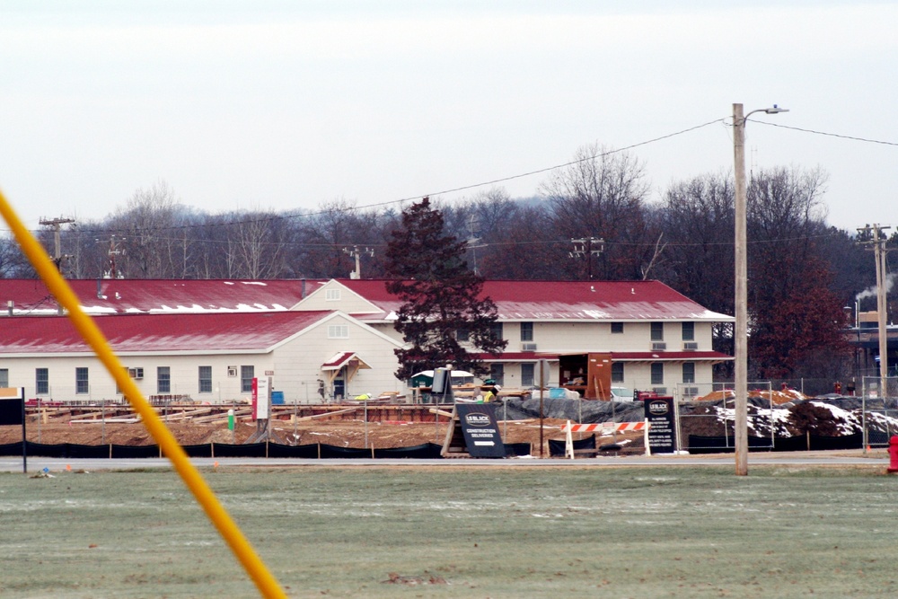 November 2022 construction operations of $11.96 million transient training brigade headquarters at Fort McCoy