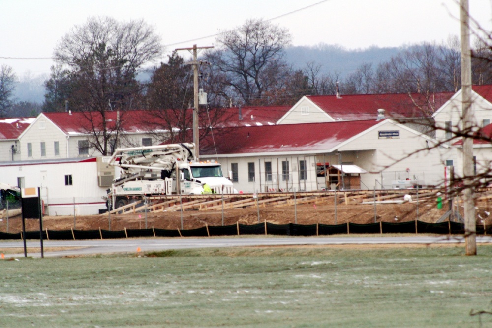 November 2022 construction operations of $11.96 million transient training brigade headquarters at Fort McCoy