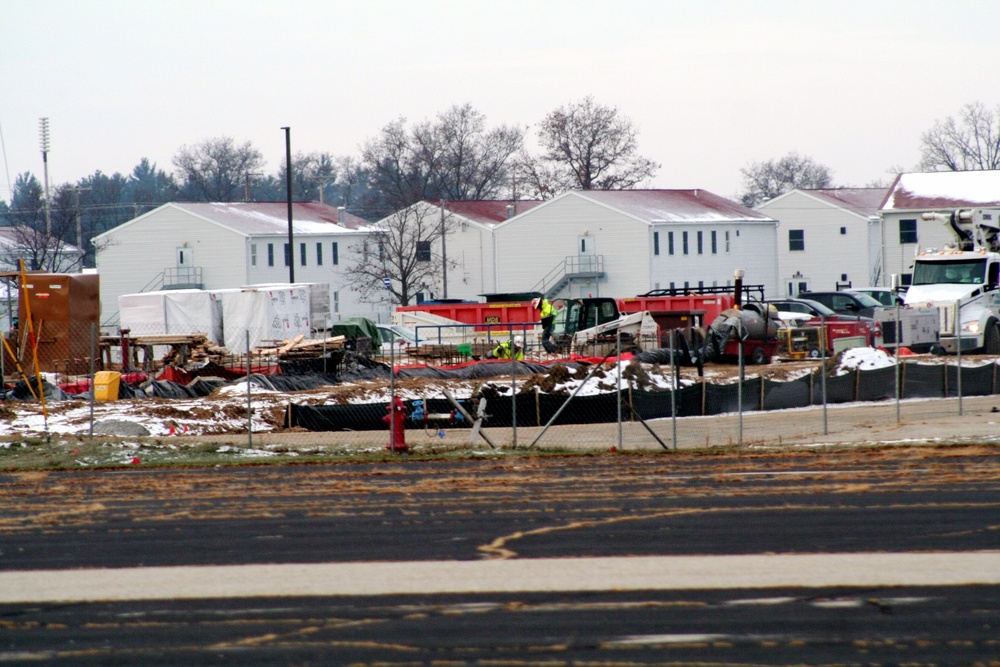 November 2022 construction operations of $11.96 million transient training brigade headquarters at Fort McCoy