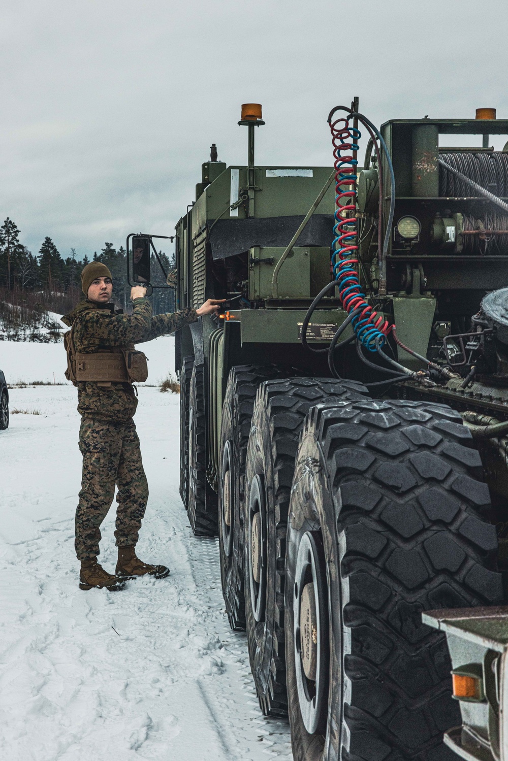 U.S. Marines with Combat Logistics 6 Conduct an Aerial Delivery with Finnish KASA 295 Aircraft